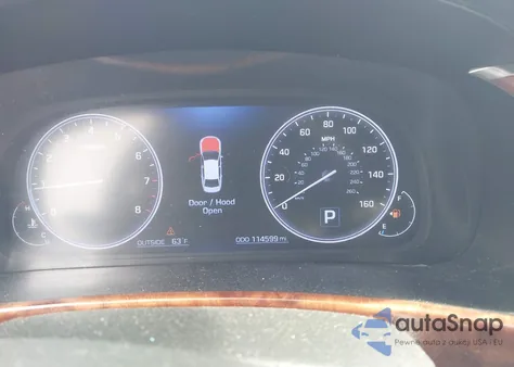 2014 Hyundai Equus Ultimate z USA, uszkodzony, nr VIN KMHGH4JH5EU082872